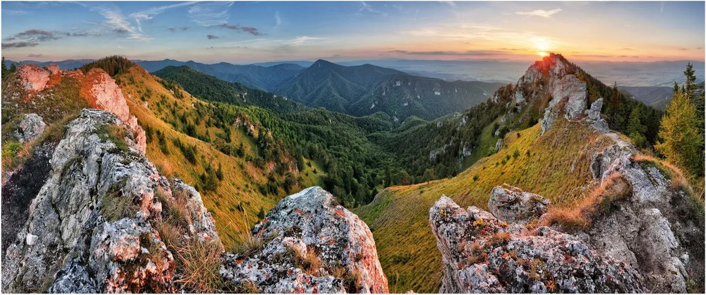 Obraz - Horská krajina (120x50 cm)