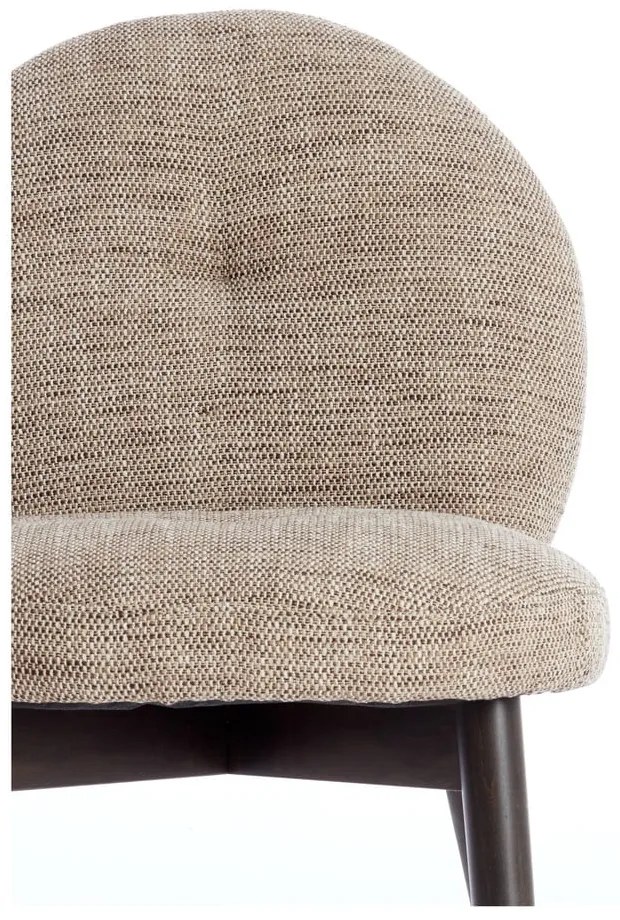 Béžové čalúnené jedálenské kreslá v súprave 2 ks Sinosa – Light &amp; Living