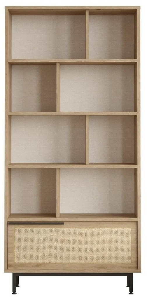 Knižnica One Walnut and Oak