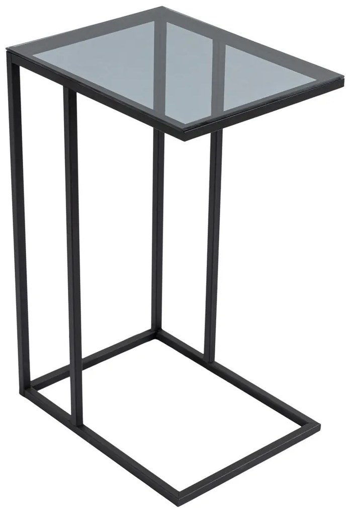Odkladací stolík Alaska C Smoked Glass