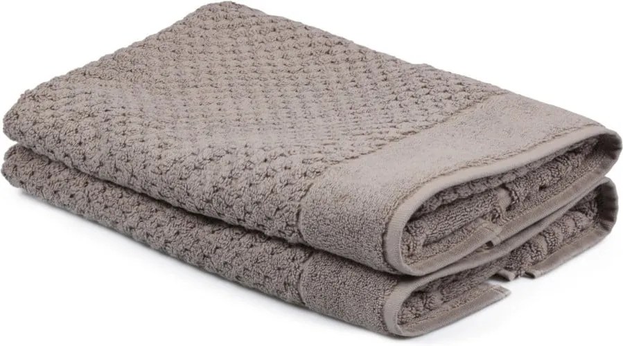 Sada 2 béžových uterákov zo 100% bavlny Mosley, 50 × 80 cm