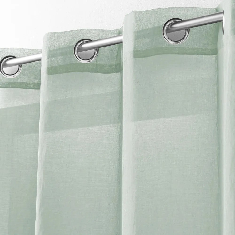Svetlozelená záclona 140x280 cm Telma – douceur d'intérieur