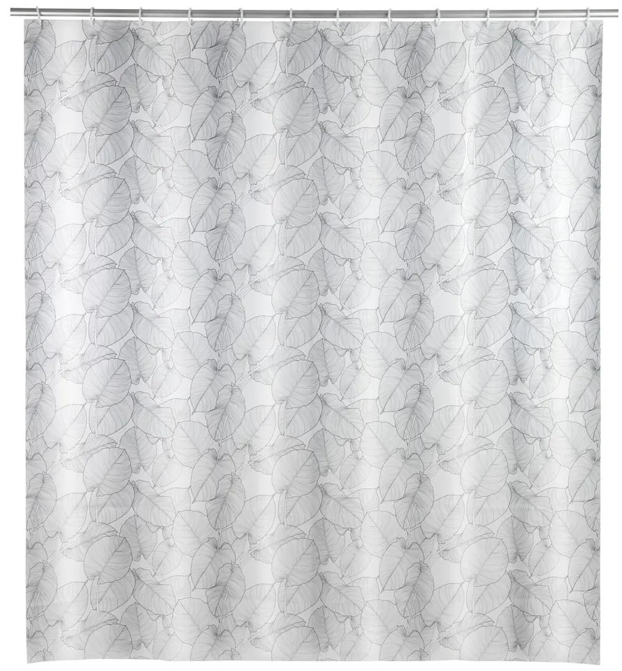 Svetlosivý sprchový záves Wenko Samoa