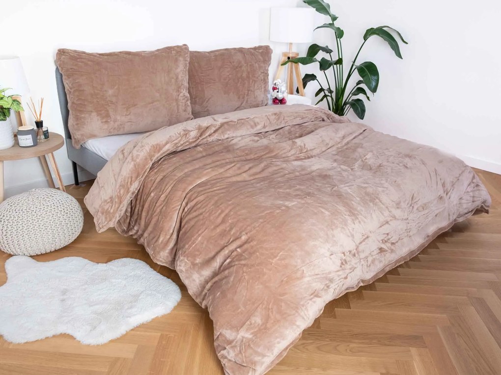 Francúzske obliečky mikroplyš Exclusive – Laura hnedá