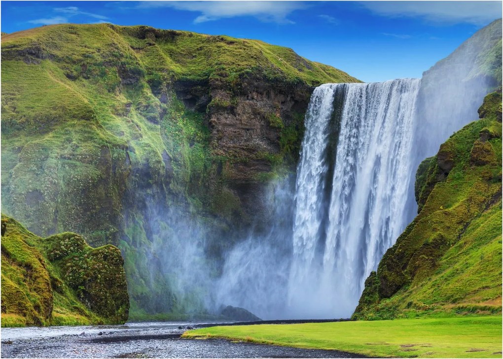 Obraz - Vodopád Seljalandsfoss (70x50 cm)