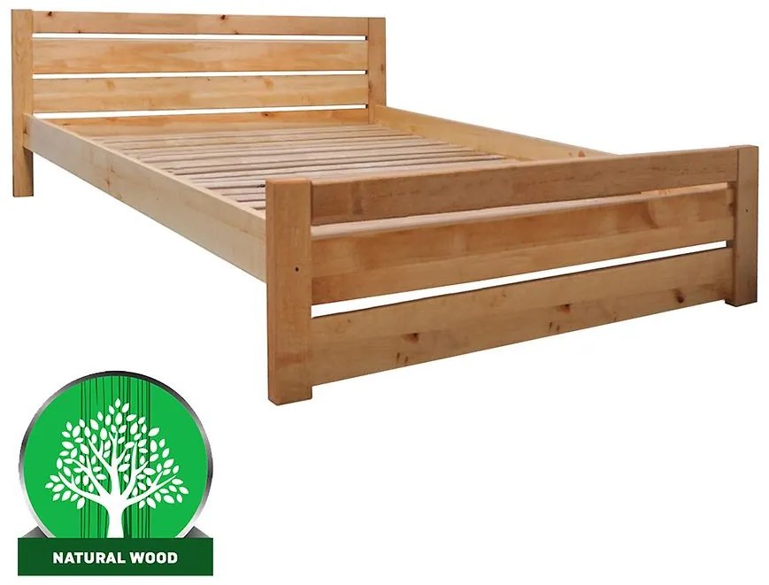 Posteľ Oliwia 160 dreva jelša nature