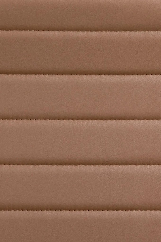 Kancelárska stolička Havanna - koženka - Svetlo hnedá