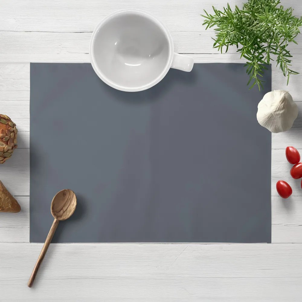 Biante Dekoračné prestieranie na stôl Rongo RG-017 Tmavo sivé 30x40 cm