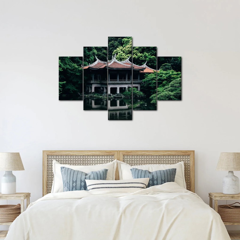 Obraz z japonskej národnej záhrady (150x105 cm)