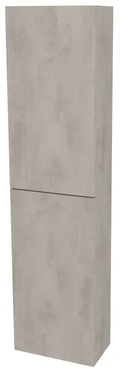 Mereo, Mereo Aira, kúpeľňová skrinka 170 cm vysoká, pravé otváranie, Multidecor, Chromix strieborný, MER-CN794PNACST