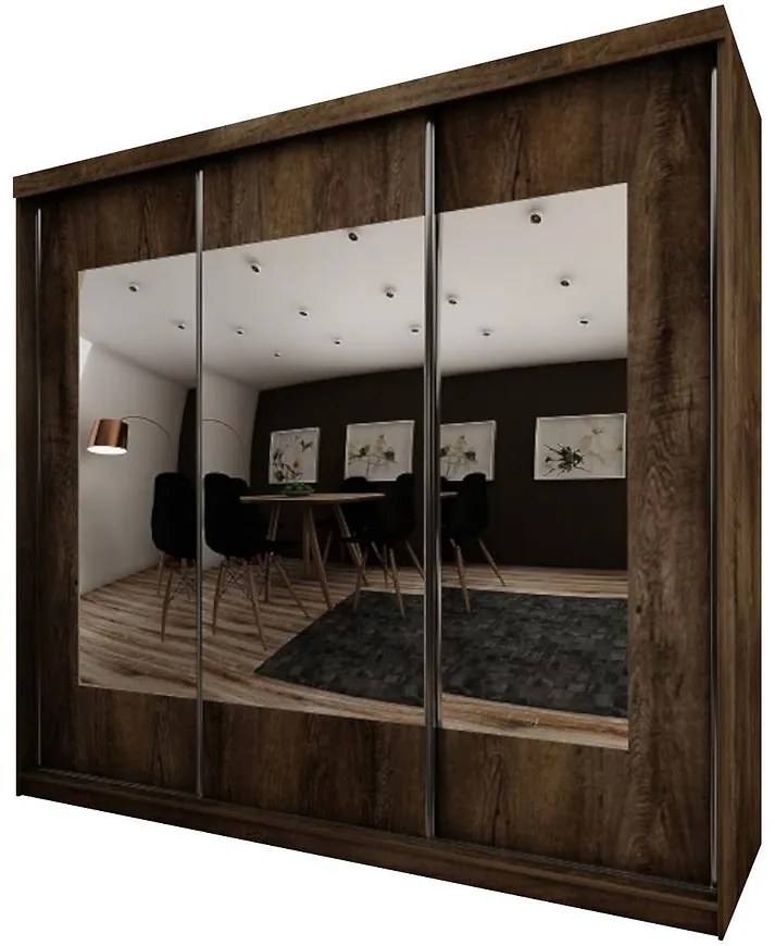 Skriňa Top 8 250 Tmavý jaseň