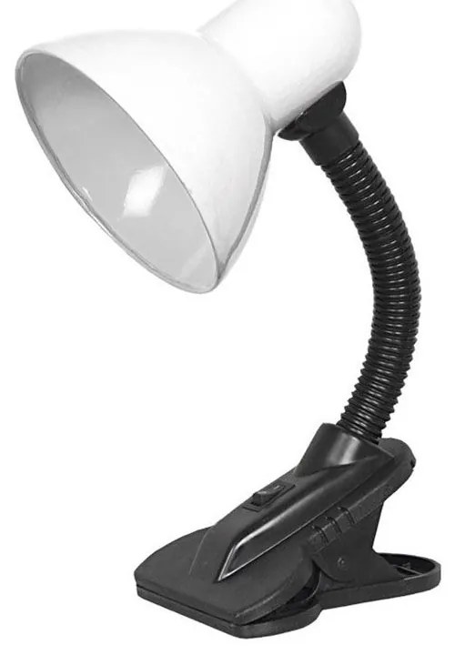 TOP LIGHT Stolová lampička s klipom 630 B, Biela Poškodený obal: Nie