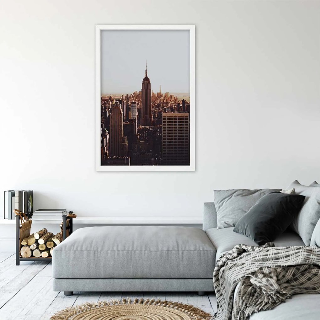 Gario Plagát Empire state building NYC Farba rámu: Bez rámu, Rozmery: 40 x 60 cm