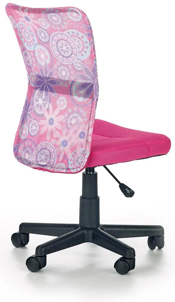 Detská otočná stolička DINGO ružová