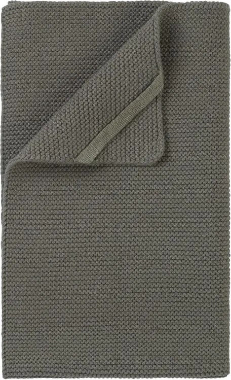 Khaki zelená pletená utierka Blomus Wipe, 55 × 32 cm