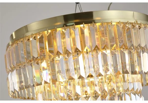 Searchlight 61321-6SB - Stropné svietidlo EMPIRE 6xE14/60W/230V IP44