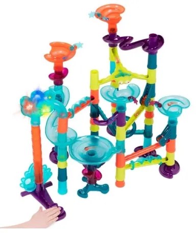 B-Toys - Gulôčková dráha MARBLE Deluxe 3xAG13