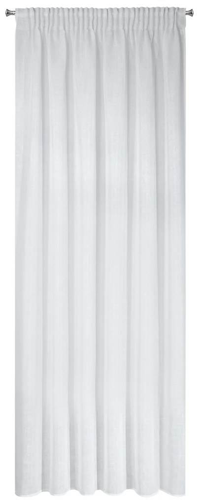 ZÁCLONA NA PÁSKE VIOLA 140X270 CM BIELA