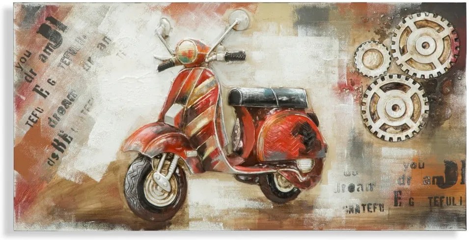 Obraz Mauro Ferretti Moped, 120 x 60 cm