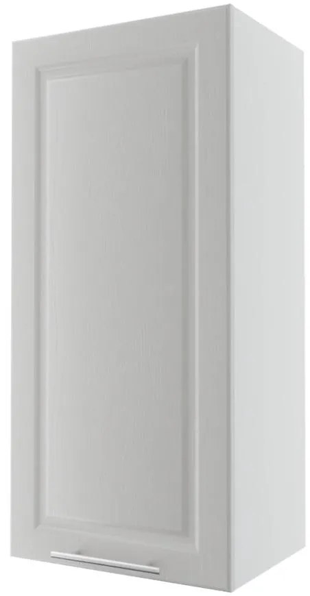 Kuchynská linka Emporium W4/45 light grey stone/biela