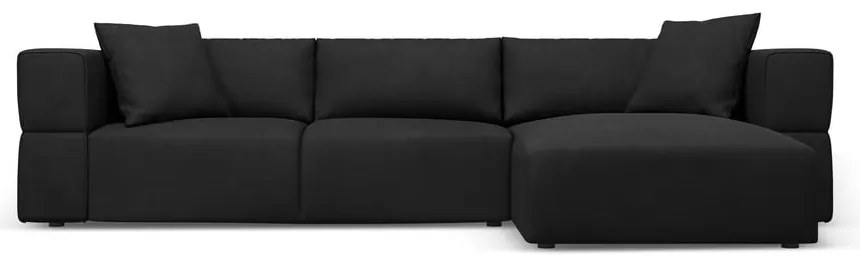 Čierna rohová pohovka, pravý roh Esther - Milo Casa