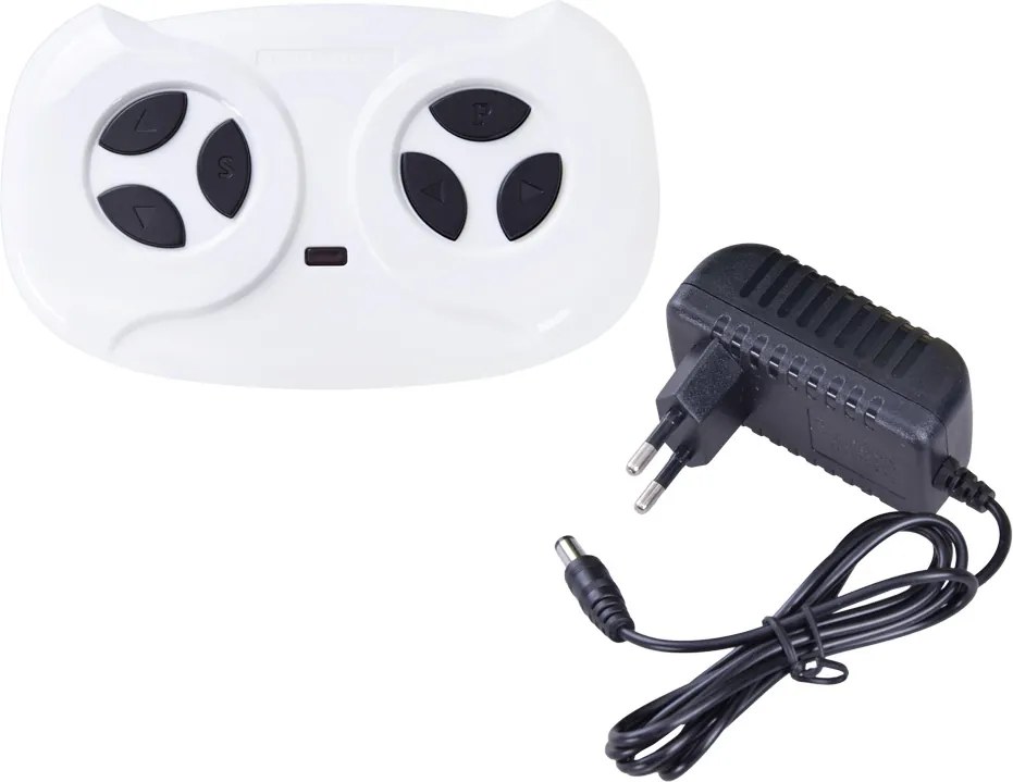JOKOMISIADA Traktor s prívesom na akumulátor, svietiaci, červený PA0234