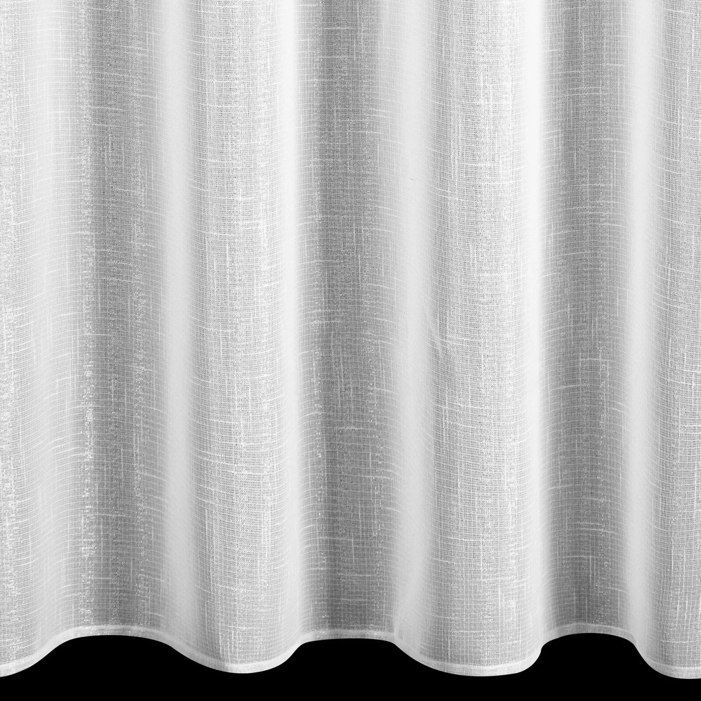 ZÁCLONA NA KRÚŽKOCH EMMA 290X145 CM BIELA