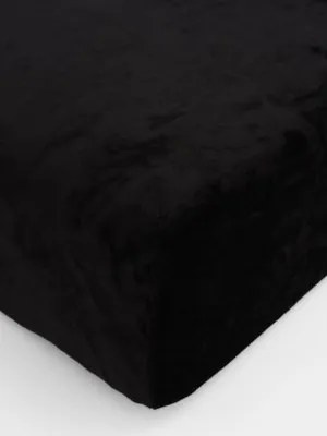 Plachta mikroplyš Deluxe 90 x 200 cm - čierna