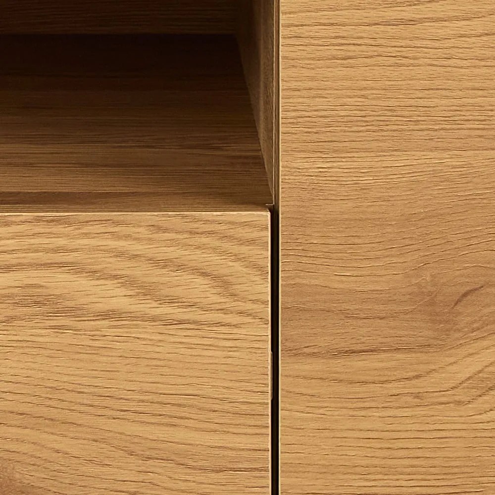 TV stolík v dekore duba v prírodnej farbe 140x45x40 cm Seaford – Actona