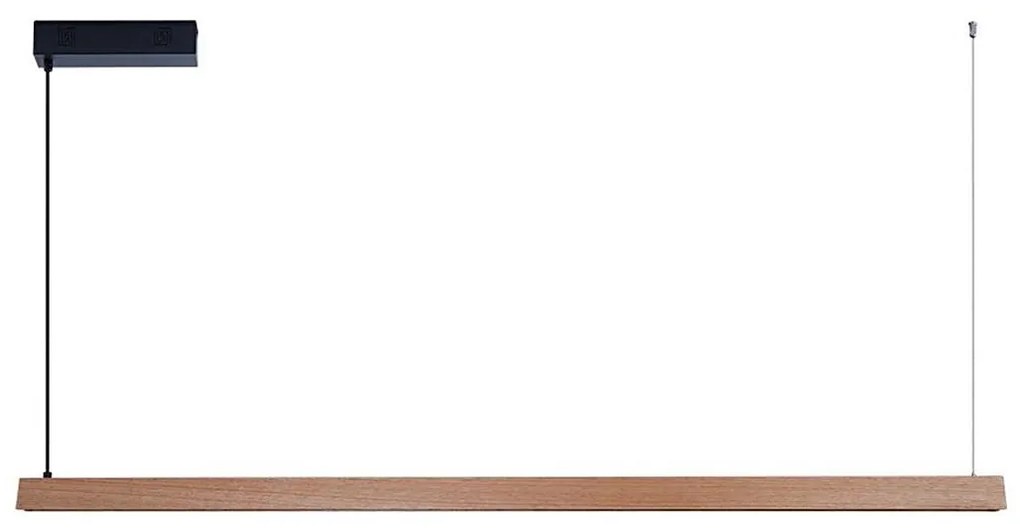 Immax NEO 07304L - LED stmievateľný luster na lane MADEIRA 33W/230V Wi-Fi Tuya 152 cm dub