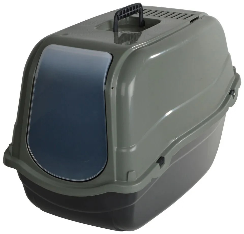 Kaki mačací záchod 39x57 cm – Love Story