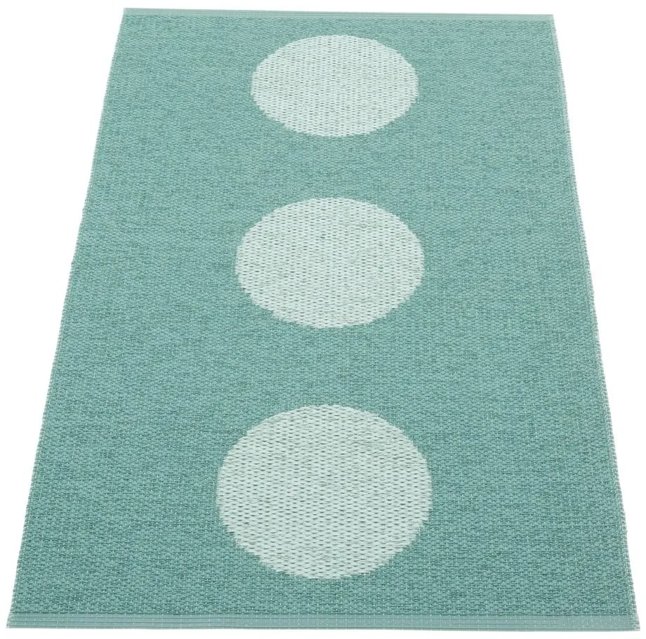 Tyrkysový vnútorný a vonkajší koberec 70x120 cm Vera Pop Jade – Pappelina