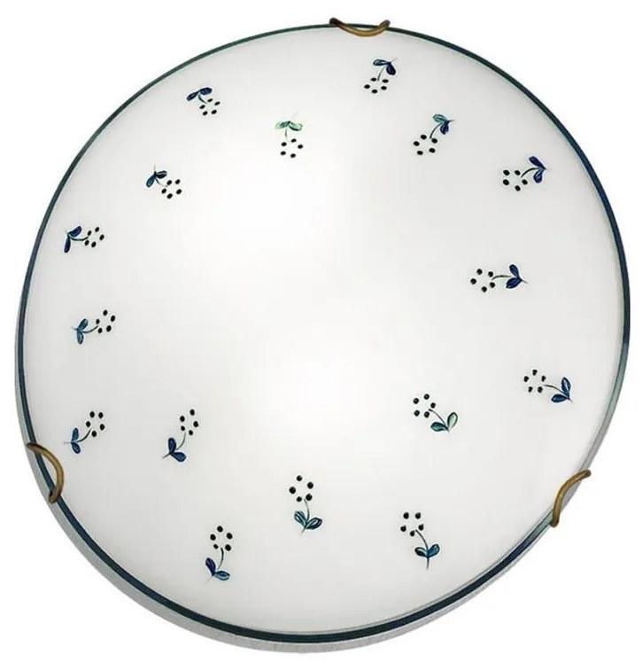 Kolarz 731.12.4.17 - Stropné svietidlo NONNA 2xE27/60W/230V pr. 40 cm modrá