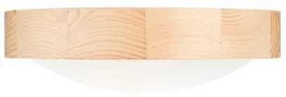 Stropné svietidlo NATURAL SLIM 1xE27/60W/230V ø 27 cm borovica