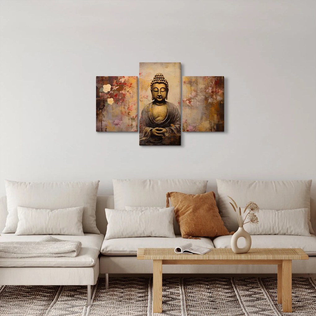 Obraz - Budha, maľba (90x60 cm)