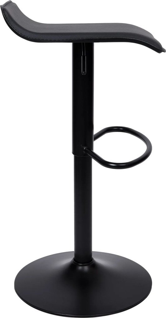 Barová stolička PORTI BLACK - čierna
