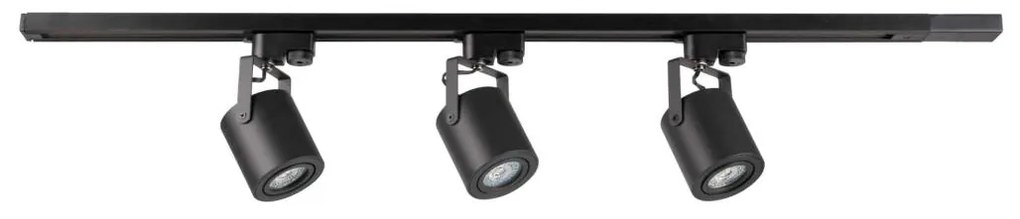 Bodové svietidlo do lištového systému MINOR 3xGU10/10W/230V + 1 m lištový systém