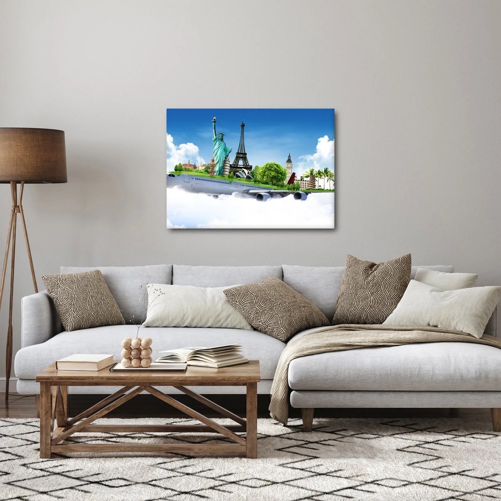 Obraz - Cesta okolo sveta (70x50 cm)