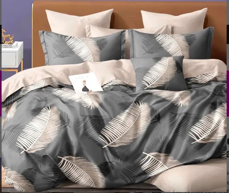 Obliečky Lívia Bavlna 220x200 cm 6-dielna súprava