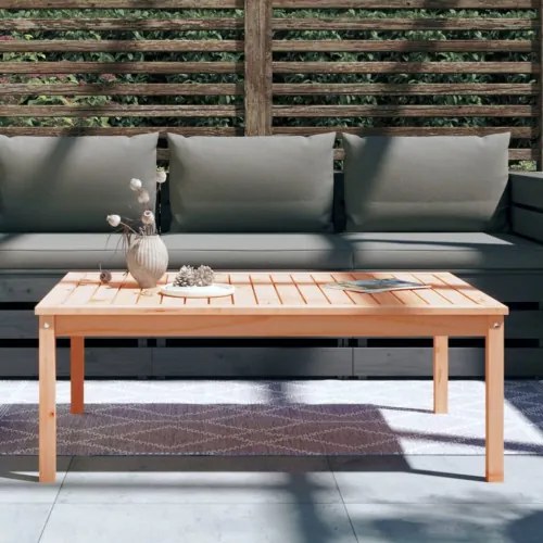 vidaXL Záhradný stolík 121x82,5x45 cm masívny Douglas-