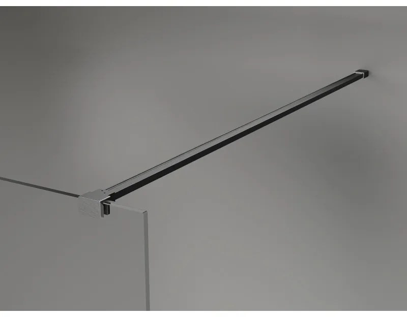 Mexen Lunar sprchová stena pravá 100 x 200 cm, 8mm číre sklo, brúsený grafit, 830-100-000-66-00-P