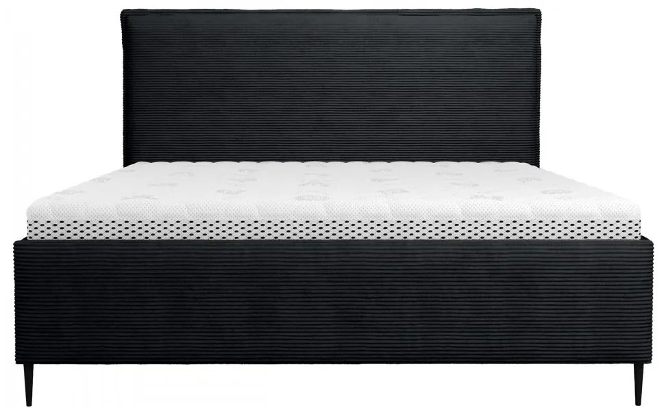 Čalúnená posteľ Alecias Corduroy, Dostupné poťahy: Poso 135, Rozmer postele: 160x200