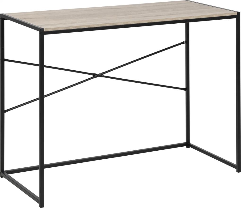 Bighome - Písací stôl SEAFORD 100 cm, prírodná