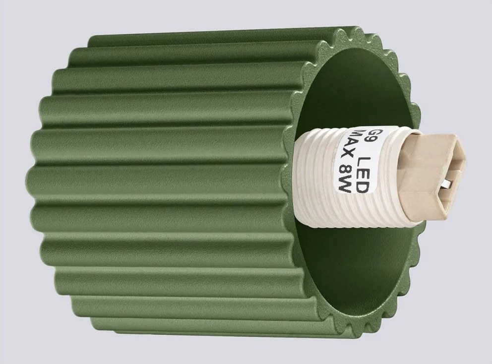 Zelené nástenné svietidlo ø 12 cm Orbital – Sollux