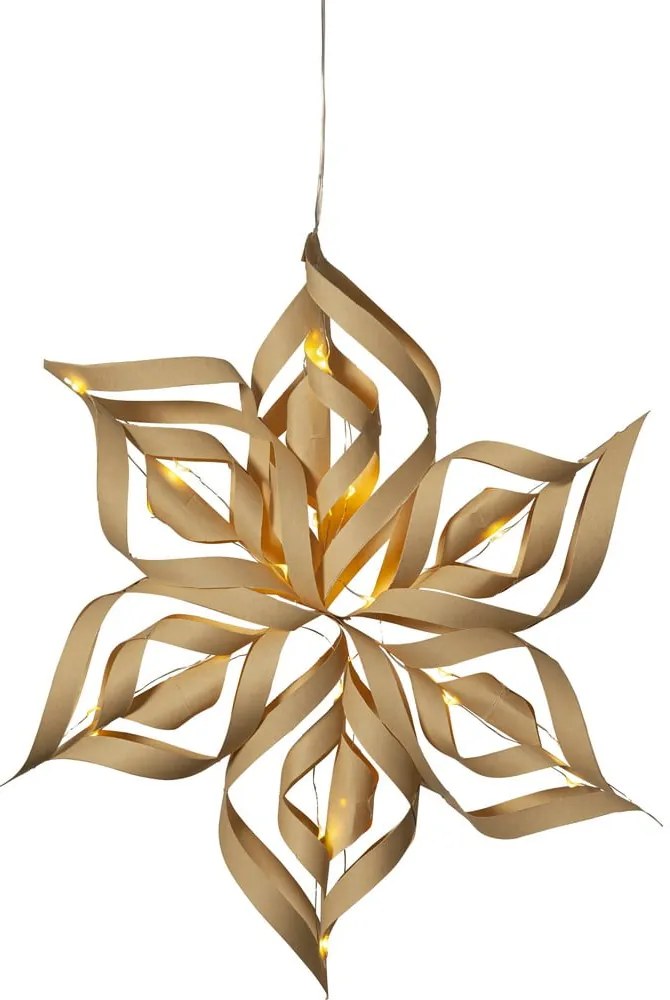 Svetelná dekorácia s vianočným motívom v zlatej farbe Bella – Star Trading