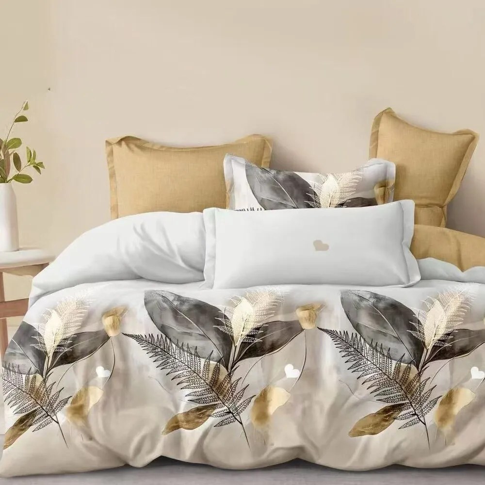 Krepové obliečky Homa CEREA MARGIN 3-dielna sada 140x200 cm