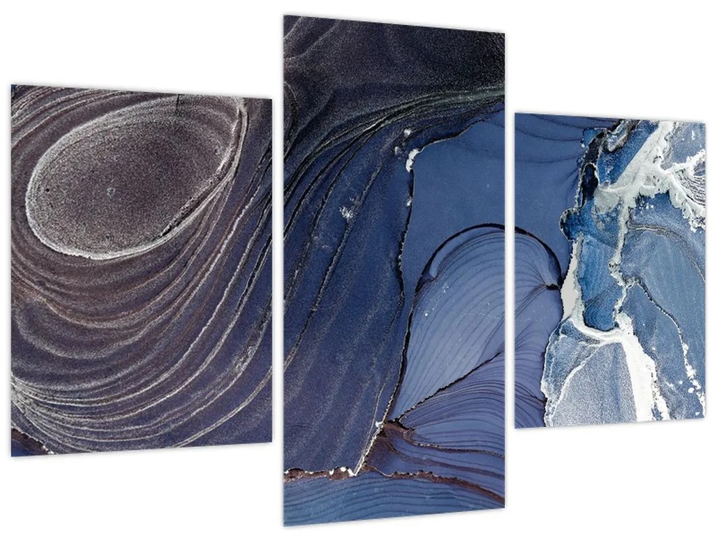 Obraz - Mramorovaný atrament (90x60 cm)