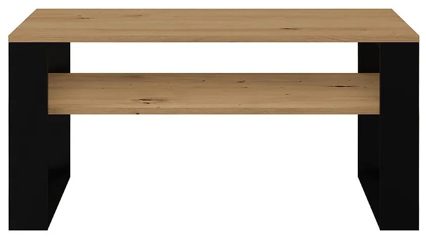 Konferenčný stolík Modern 1p Artisan/Čierna