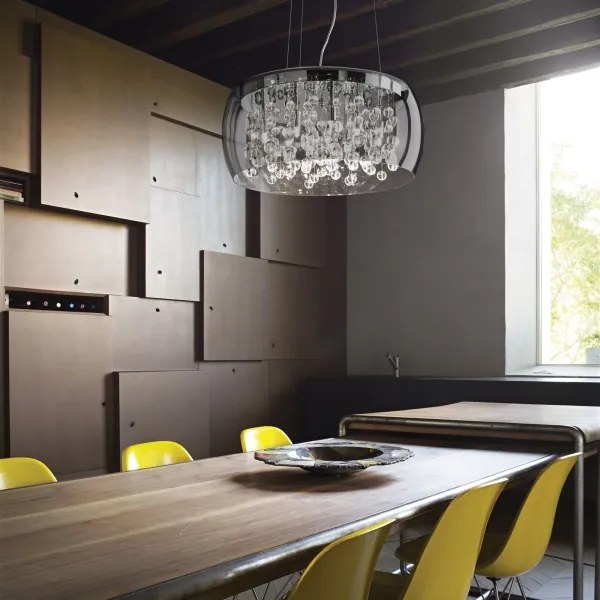 Ideal Lux - Luster na lanku AUDI 5xG9/40W/230V dymová