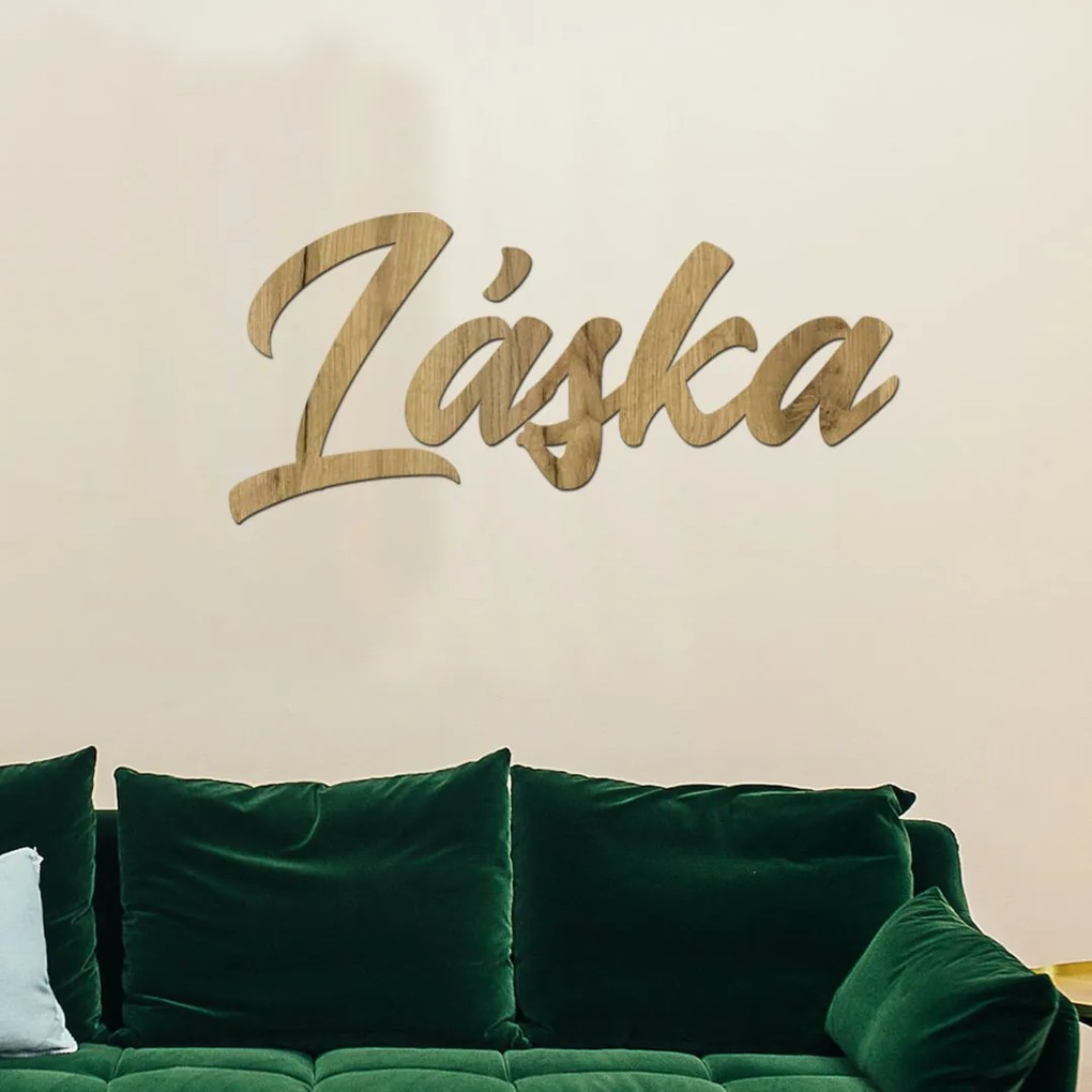 drevo zivota Drevený nápis na stenu LÁSKA Farebný vzor: Čierna, Veľkosť textu: 40x19